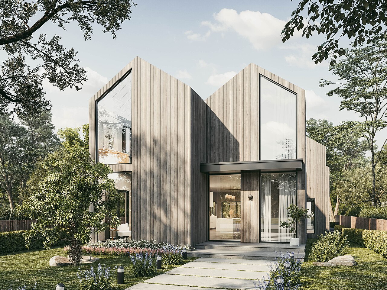 Modern Villa with Garden